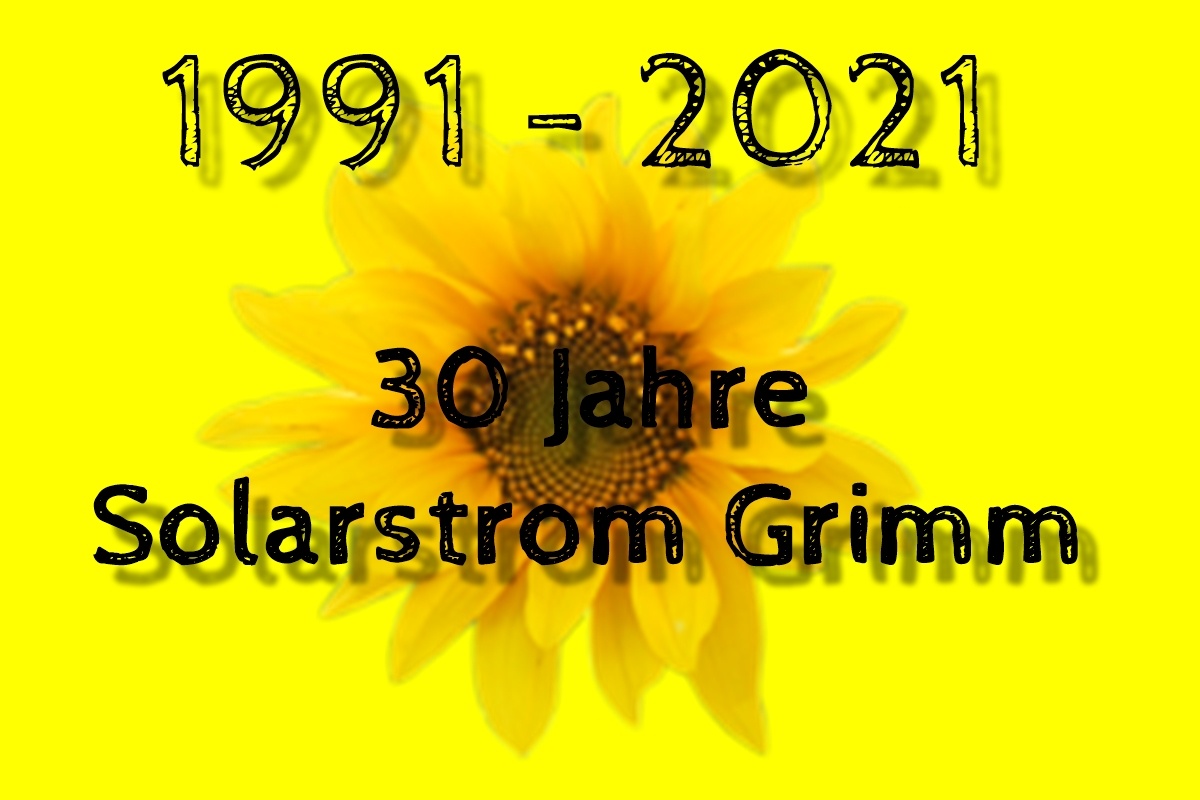 30 Jahre Solarstrom Grimm