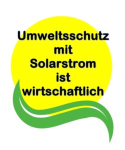 Umweltschutz mit Solarstrom Grimm